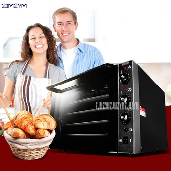 1PC 220V Електрическа Пещ За Печене на Пица С Макаронным Торта От Неръждаема Стомана, търговски кухненска Машина За Печене