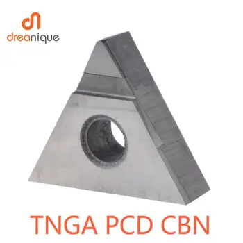 1БР TNGA Диамант ППР поставяне на CBN Поставяне на струг с ЦПУ машина индексируемые видий поставяне TNGA 16 инструменти за струговане