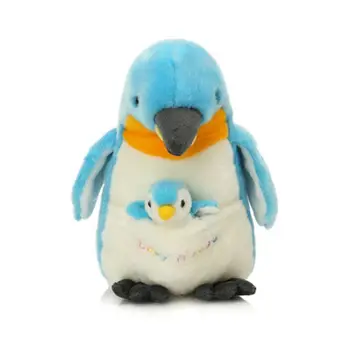 30 см син пингвин с детски меки плюшени играчки, коледни подаръци h2966
