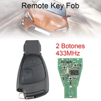 433 Mhz 2 бутона/3 бутона Умно Дистанционно кола ключодържател Подходящи за Mercedes Benz B/C/E/ML/S/CLK/CL Система бесключевого достъп