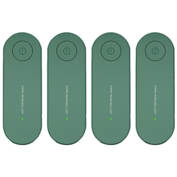 4X Plug Пречиствател на Въздуха За дома Прахосмукачка Мини-Йонизатор на Въздух За Отстраняване на Дим Дезодорант Освежители за Въздух, Зелен Штепсельная Вилица САЩ
