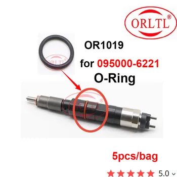 5 бр./пакет О-пръстен OR1019 силикон о-пръстен Гореща Разпродажба за корпуса инжектор DENSO 095000-6221 095000-6221