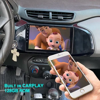 9 Инча 2Din Мултимедия Видео Android Радиото в автомобила На марката Chevrolet Prisma Onix GPS Навигация С Bluetooth Canbus Carplay