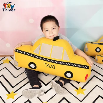 Kawaii Кола Такси Плюшени Играчки, Мека Кукла Разтегателен Въздушна Възглавница Детски Децата Момчета Сладки И Приятни Подаръци За Рожден Ден Начало Декор На Стаята