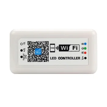 Led Wi-Fi RGB Контролер DC12-24V 4A 3CH МИНИ Умен Димер За Управление iSO Android Мобилен Телефон Ивица Светлина