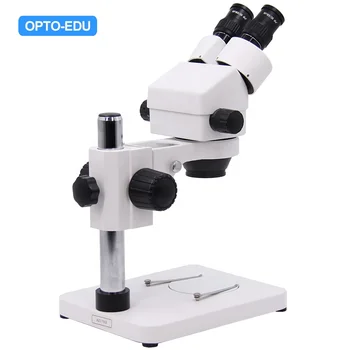OPTO-ЕДУ в а23.1502-B1 7X ~ 45Ч Зум-обектива на Бинокъла Професионален Стерео Увеличение на Микроскопа За Обучение