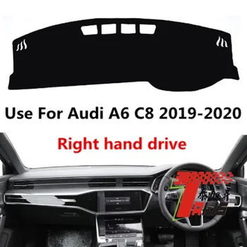 Taijs Десен Волан От Полиестер С Високо Съдържание на Анти-UV Тампон Върху Таблото на Колата Dashmat за Audi A6 C8 2019 2020 Постъпването на Новия Модел