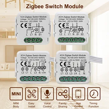 ZigBee Smart Switch Модул и Дистанционно Управление Безжичен Модул Ключ Осветление, Таймер Графика за Управление на Осветление на Домакински Уреди
