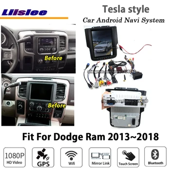 Авто Мултимедиен Плейър Tesla За Dodge Ram 1500 2500 3500 2012-2020 Android радио сензорен екран, GPS Navi Карта, Навигационна Система