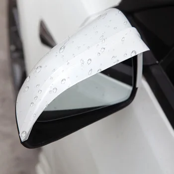 Автомобил за Обратно виждане Отстрани Дъжд Щит За Tesla, Модел 3 Автомобила на Огледалото за Обратно виждане Дъжд Вежди Козирка Сянката на Защита с 2 бр./компл.
