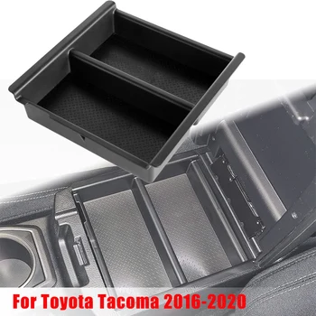 Автомобилна Централна Конзола Кутия За Съхранение Тава Контейнер За Боклук Подлакътник Органайзер Калъф За Toyota Tacoma 2016 2017 2018 2019 2020