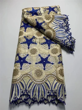 африкански дантела 2022 нов гипюровый кабел лейси плат с високо качество нигерийски дантелени платове за жените рокля