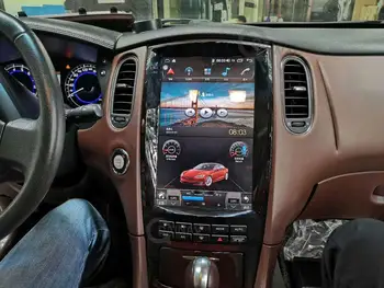Вертикален Екран на Android GPS Автомобилна Навигация за infiniti QX50 EX25 2015-2020 Автомобилен Мултимедиен Плейър Авто Магнитола