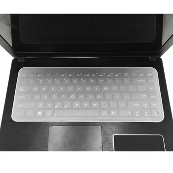 Водоустойчив защитен филм за лаптоп клавиатура 15 капака на клавиатурата на лаптоп 15,6 17 14 капак на клавиатурата на лаптопа пылезащитная филм силикон