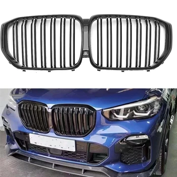 За BMW G05 X5 30d 40i 50i M50d 2019-2022 Предна Решетка За Бъбреците Състезателна Решетка Изпълнение на Лъскав Черен Автомобил Горна Броня, Капак на Окото 