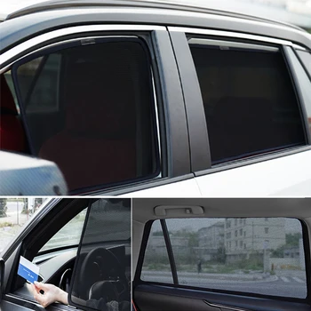 За PORSCHE MACAN 2020 2021 2022 Магнитен Авто Козирка Щит на предното Стъкло, Предното и Задното Странично Прозорец на сенника Рамка Завеса
