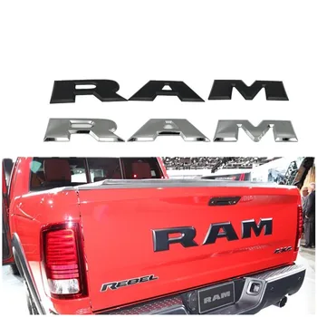 Задната Врата на Колата 3D RAM Писмо Логото на Емблемата на Задния Багажник Иконата на Стикер За Dodge Ram 1500 2015-2018 Аксесоари За Багажника