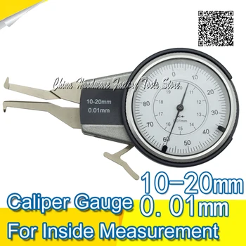 калибър штангенциркуля 10-20 мм, за вътрешно измерване на скала калибър штангенциркуля показател