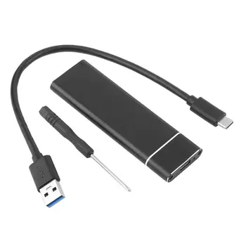 Калъф за съхранение на Твърд диск Кутия USB 3.1 Type-c, за да M. 2 NGFF Bmw M. 2 SSD за по-Type C Твърдо Тяло Дисков Корпус на Директна доставка
