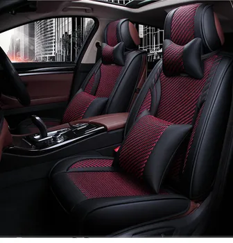 Най-добро качество! Пълен комплект автомобилни покривала за автомобилни седалки Land Rover Range Rover 2013-2006 Удобни дишащи седалките, Безплатна доставка