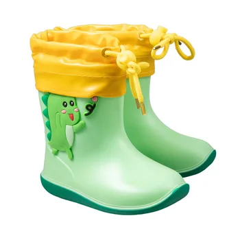 Непромокаеми обувки за малки Момичета, Класически Водоустойчив Детски Непромокаеми Обувки, Детски Обувки, гумени Ботуши от PVC, Детска Водна Обувки, Непромокаеми Ботуши За Момчета