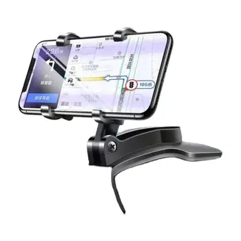 Нов Окачен Скоба За Закрепване На Телефона Поставка Седалка Завъртане На 360 ° Таблото Огледало За Обратно Виждане Кола На Телефона