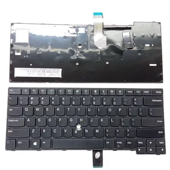 Новата американска Черна Клавиатура, Без Показалеца за Lenovo Thinkpad E470 E470C E475 без подсветка