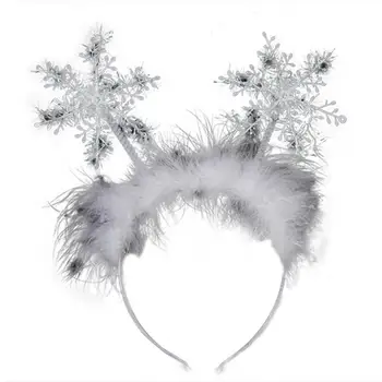 Облечи Разход на Материал Мода устойчива на плъзгане Снежинка лента за глава за Клуба