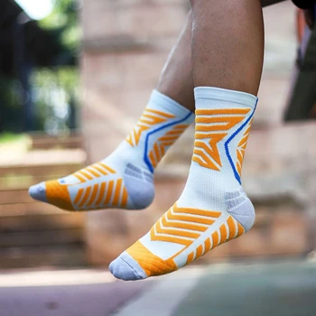 Професионален Практически Празни Баскетболни Чорапи Абсорбиращи Дишащи Износоустойчиви Спортни Чорапи Мъжки Спортни Аксесоари