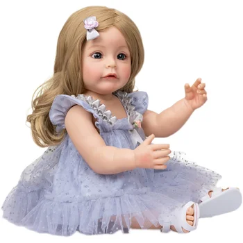 Пълен лепило сладък симулатор момиче малката Рапунцел кукла момиче играчки