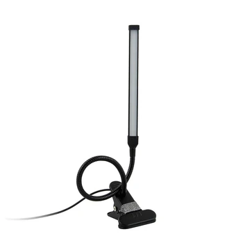 Светодиодна Настолна Лампа преносима работна лампа за четене Защита на Очите USB Димиране Скоба с Регулируема Ярък Сгибаемый Лампа офис 8 W