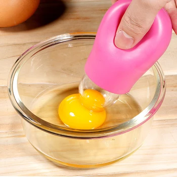 Сепаратор За яйца, Отделно Жълтък, Смучене Яйце Инструмент с Кухненски Аксесоар Притурка на Съдове за Печене Готвене