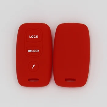 Силиконов Калъф за ключове на Автомобила, Дистанционно калъф за MAZDA 2 3 6 CX-3 CX-5 CX-7 за Toyota Yaris (бивш IA), Защитен калъф за ключове на Ключодържател