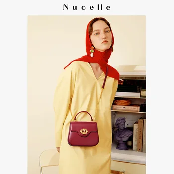 Чанти за есента и зимата 2022 г., новите модни чанти-незабавни посланици на веригата, подобрена женствена чанта през рамото си в ретро стил