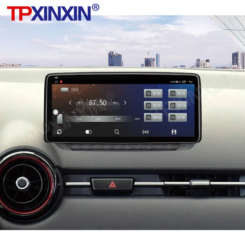 10,25-Инчов Android 10 6 + 128 Г Carplay За Mazda CX-3 2018 + Автомобилен GPS Навигация Авто Радио Мултимедиен Плеър Главното Устройство за Записване