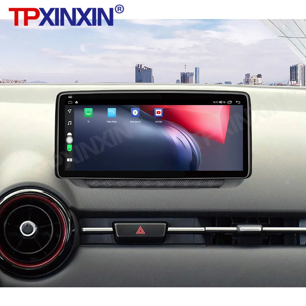 10,25-Инчов Android 10 6 + 128 Г Carplay За Mazda CX-3 2018 + Автомобилен GPS Навигация Авто Радио Мултимедиен Плеър Главното Устройство за Записване