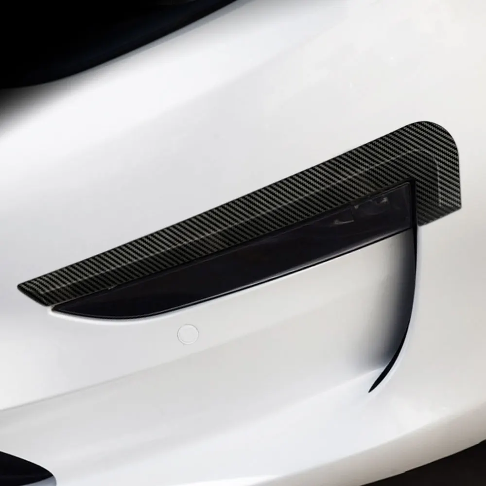 Daefar За Tesla, Модел 3 Model3 2017-2020 2 бр./компл. Размерът / Видът На Предните Автомобилни Фарове За Мъгла Декоративна Капачка Тапицерия Авто Фарове За Мъгла, Етикети, Резервни Части