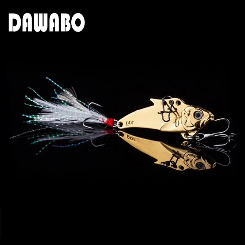DAWOBO 5 БР 5 см 10 г метални пайети желязна имитативната стръв culter костур бионическая фалшива примамка стръв 6 Куки 3D Риболовен Аксесоар