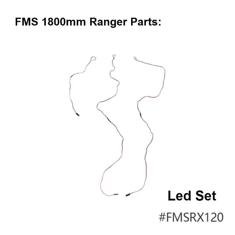 FMS 1800 мм 1,8 м Ranger Led Лампа FMSRX120 RC Самолет Хоби Модел Самолет Авион Резервни Части, Аксесоари