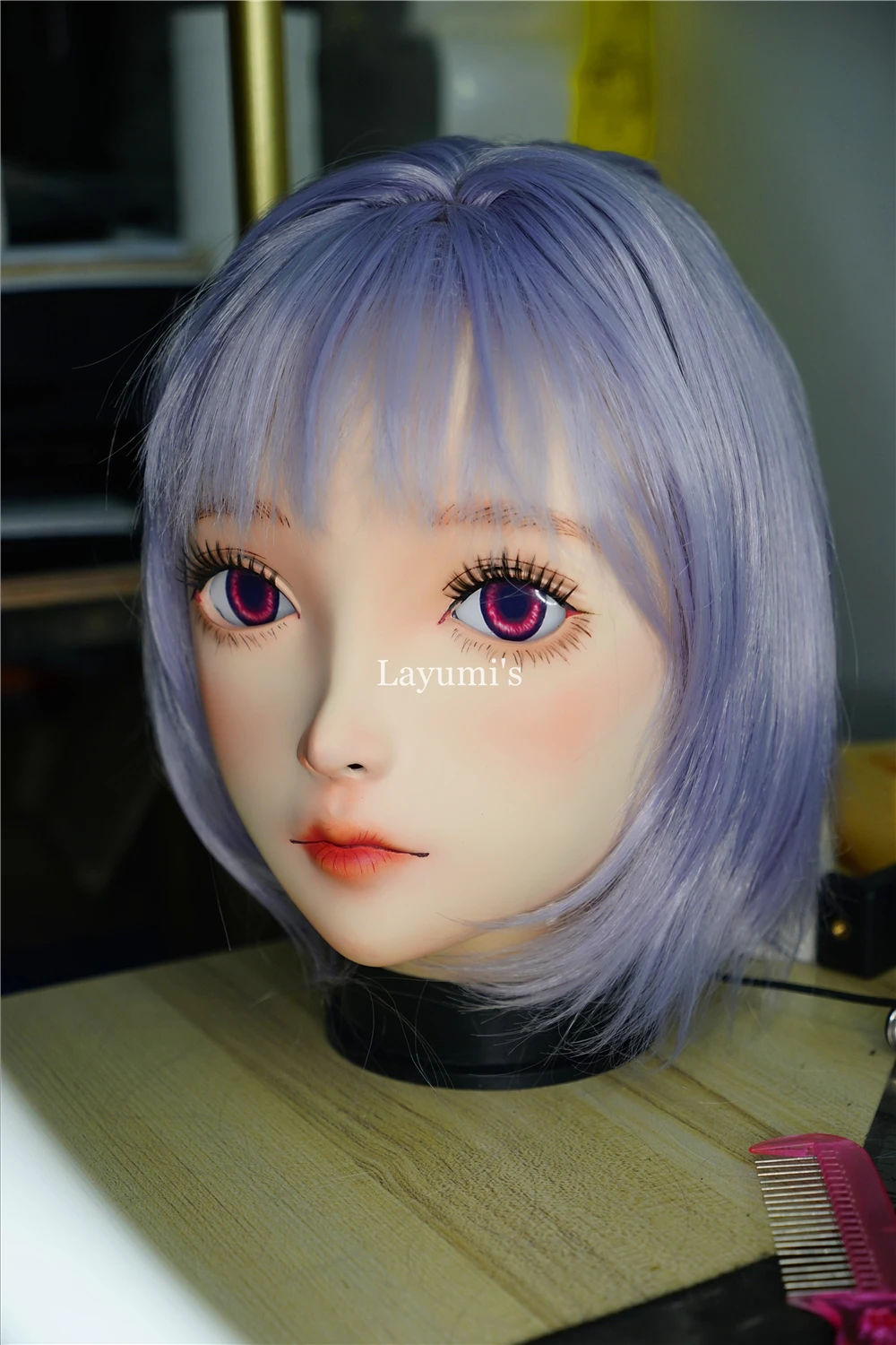 (JW010) Ръчно изработени Красиви Жени/Момичета Смола Половина на Главата Cosplay Японски Аниме Ролеви Игри Лолита Кигуруми Маска на Кукла Травестит