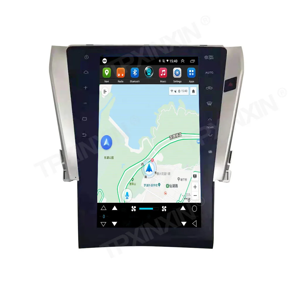 Андроид 10 За Toyota Camry 13,6 Инчов IPS Сензорен екран 4G + 64 GB Навигация Авто Мултимедиен GPS Радио Плеър, вграден Carplay