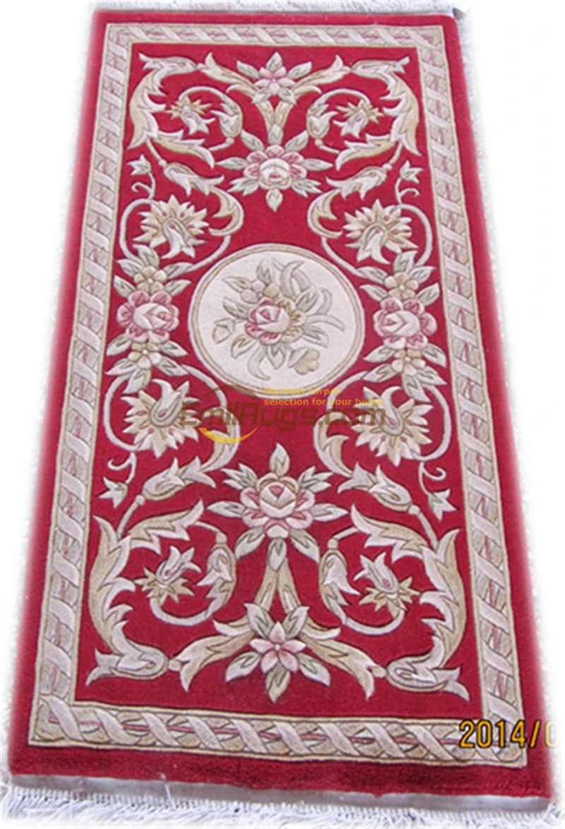 вълнени ръчно изработени килими тъкани вълнени килими френски заплетен плюшено килим Savonnerie Made килим за баня, килим за хол