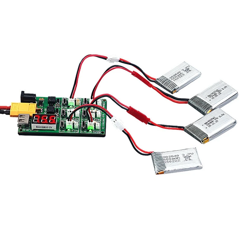 Лек и Преносим 6IN1-1S Lipo Зарядно Устройство Lihv Зарядно Устройство Такса За Радиоуправляеми Модели Играчки на Батерии RC Аксесоар