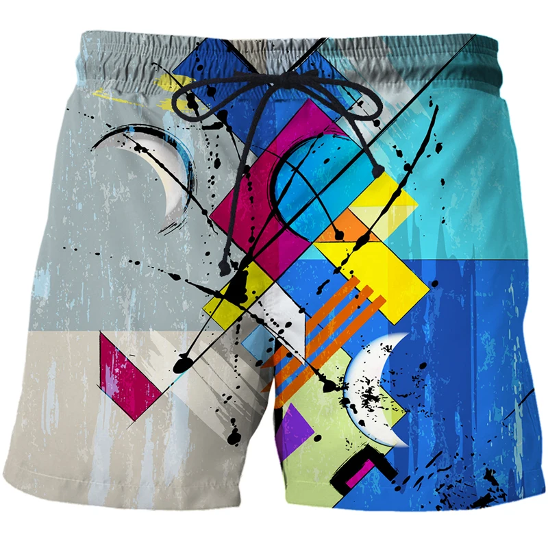 Летни Дневни Плажни Къси Панталони Мъжки Дрехи С 3D Принтом Къси Панталонки В Стил Хип-Хоп По Поръчка Мъжки Бански Шорти За Сърф Мъжки